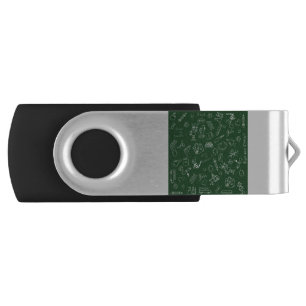 back to school doodles flash drive