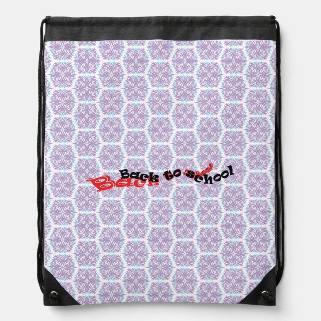 Back to school drawstring bag (Front)