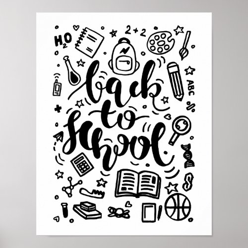 Back to School Education Poster