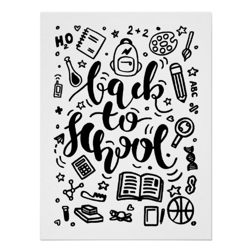 Back to School Education Poster