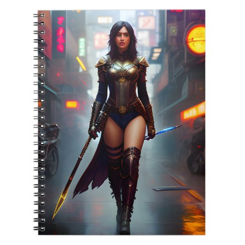 Back to School Female Super Hero Art Notebook