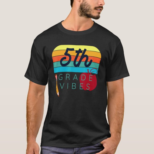 Back To School Fifth Grade Teacher Kids Fifth Grad T-Shirt (Front)