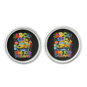 Back to School First Day Big Kid Dreams Cufflinks