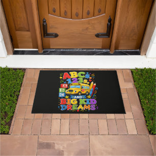 Back to School First Day Big Kid Dreams Doormat