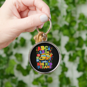 Back to School First Day Big Kid Dreams Keychain