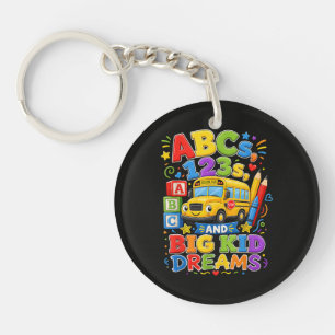 Back to School First Day Big Kid Dreams Keychain