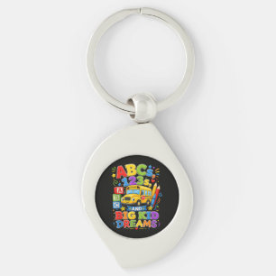 Back to School First Day Big Kid Dreams Keychain