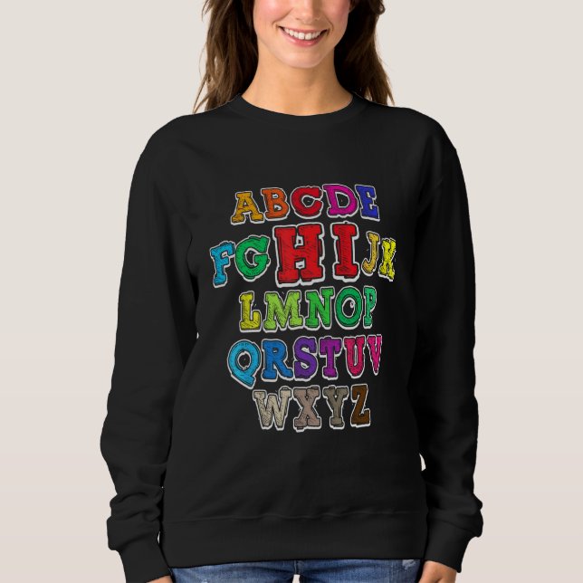 Back To School First Day Of School  Teacher Studen Sweatshirt (Front)