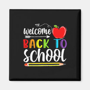 Back To School First Day Of School Teachers Studen Magnet