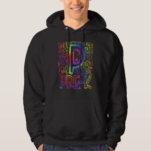 Back To School First Day Of School Typography Pres Hoodie