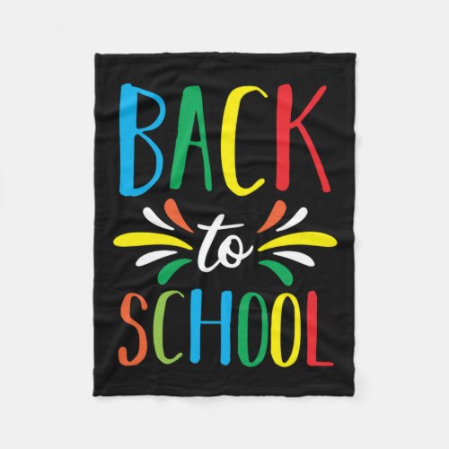 Back To School  Fleece Blanket