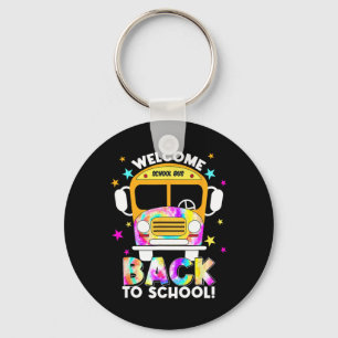 Back To School For Bus Drivers Transportation Dept Keychain