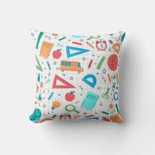Back to School - Fun and Fresh Start Throw Pillow