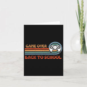 Back To School Fun Game Over Teacher Student Video Card