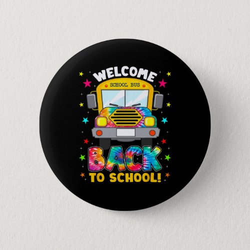 Back To School Fun Outfit School Bus Driver  Button