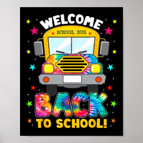 Back To School Fun Outfit School Bus Driver  Poster