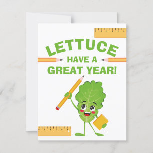Back to School Funny Food Pun Have a Great Year Postcard