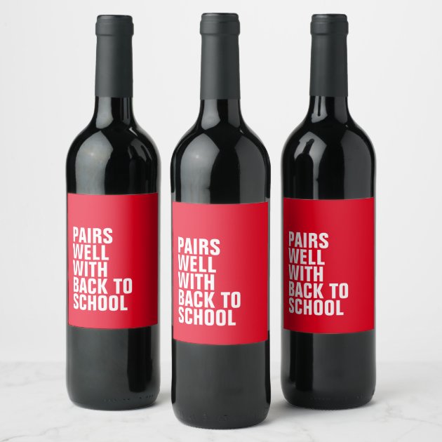 Teacher or Parent gift Pairs well with Distance Learning Personalize with a Custom Message Wine ...