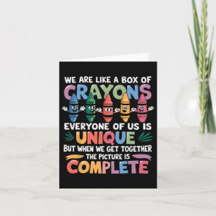 Back To School Funny Teacher We Are Like A Box Of Card