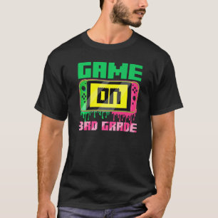 Back To School Game On 3rd Grade Video Gamer Third T-Shirt