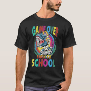 Back To School Game Over Teacher Student Controll T-Shirt