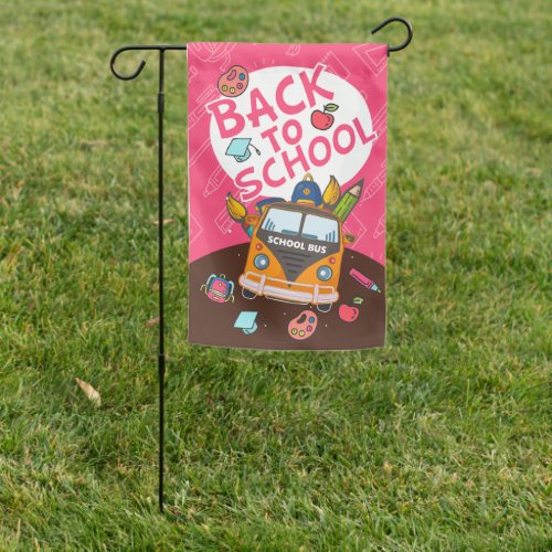 Back to School Garden Flag