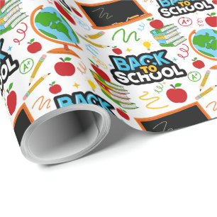 Back to School Gift Wrapping Paper