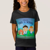 back to school Girls' Fine Jersey T-Shirt