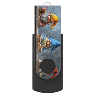 Back to School Gnomes Flash Drive