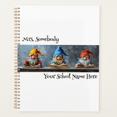 Back to School Gnomes Planner