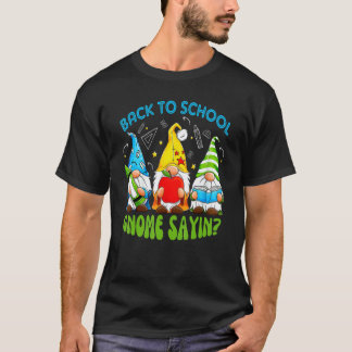 Back To School Gnomes Teacher Graphic T-Shirt