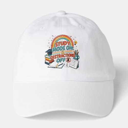 Back to School Graphic Shirt, College Study Gift,  Hat