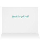 Back to school Greeting card. Cards (Inside Horizontal (Top))