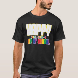 Back To School Happy 100 Days Math Geek T-Shirt