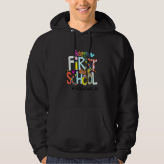 Back To School Happy First Day Of School Cute 5th  Hoodie