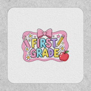 Back To School Hello First Grade Team 1st Grade Patch
