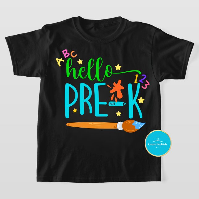 Back to School Hello Pre-K T-Shirt (Creator Uploaded)