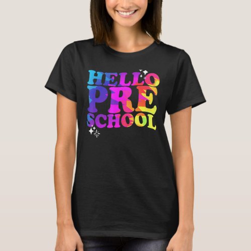 Back to School Hello Preschool Teachers  Students T_Shirt