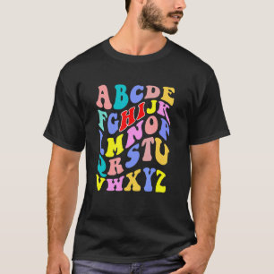Back To School Hi Alphabet Pre K Kindergarten Teac T-Shirt