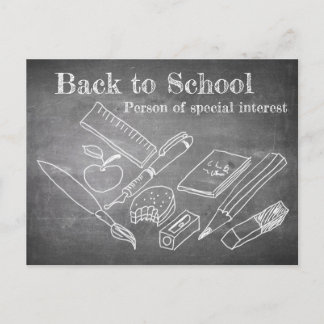 Back to School Holiday Postcard