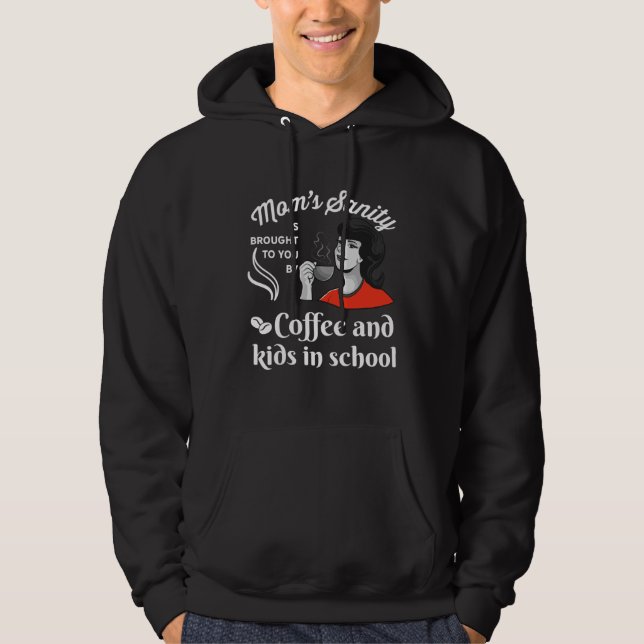 Back To School Humour MomTeachers First Day Of Sch Hoodie (Front)