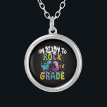 Back To School I'm Ready To Crush 3rd Grade Dino Silver Plated Necklace<br><div class="desc">Back To School I'm Ready To Crush 3rd Grade Dino
3rd, grade, gift, ideas, back to school, 2021, first day of school, gift idea, kindergarten, pre k, teacher, third, grade, dinosaur, school, grade, 1st grade teacher, student, teaching, preschool, kids, gifts</div>