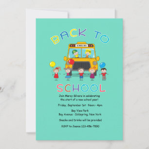 Back to School invitation