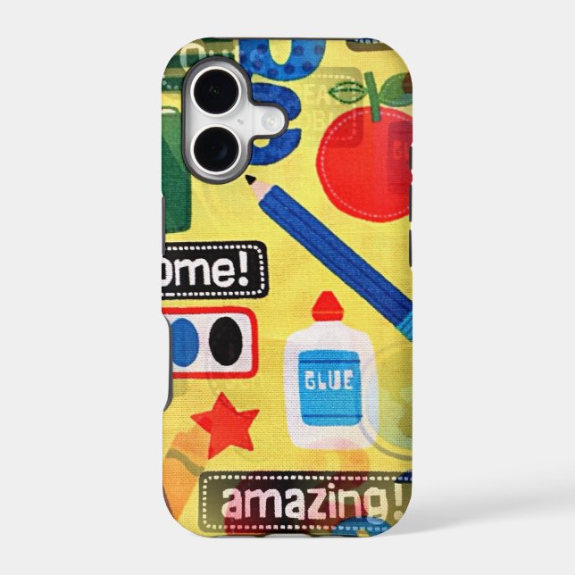 back to school iphone case (Back)