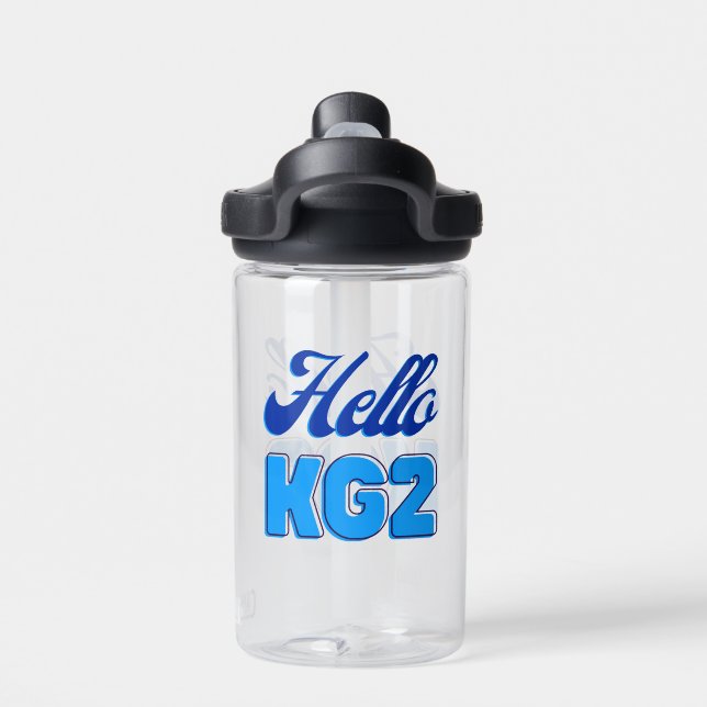 Back To School, KG2, Hello Kg2 Water Bottle (Back)