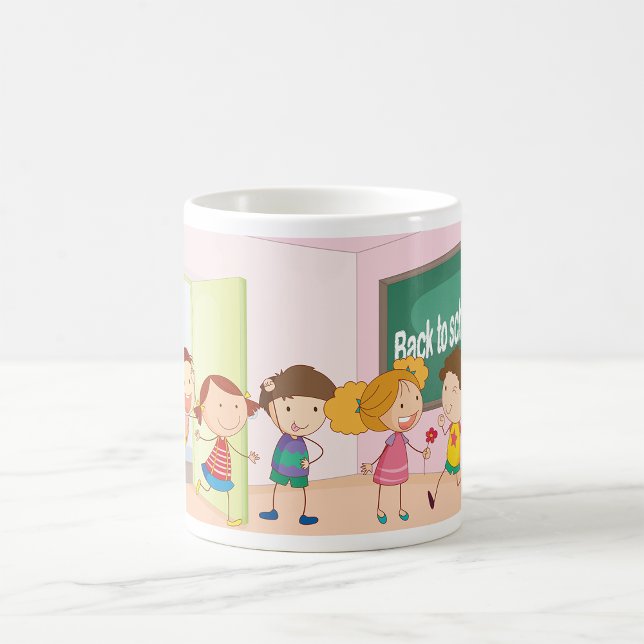 Back to School Kids Happy Children Learning Coffee Mug (Creator Uploaded)