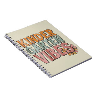 Back to School Kindergarten Pre K First Grade  Notebook