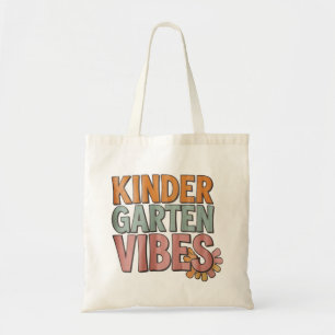 Back to School Kindergarten Pre K First Grade  Tote Bag