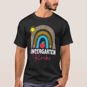Back To School Kindergarten Rocks First Day Teache T-Shirt