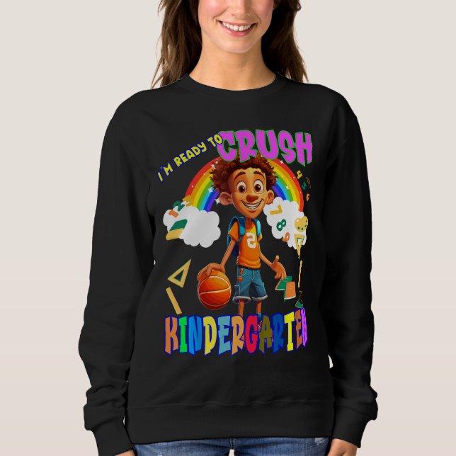 Back to School Kindergarten Sweatshirt (Front)